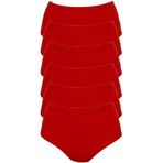 Tutku Kadın 6'lı Dantelli Bato Bikini, Kırmızı, 4