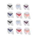 Tutku Kadın Bayan Diana Bikini- Tkd0563 (12 Adet), Çok Renkli, Standart