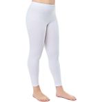 Tutku Kadın Düz Uzun Rahat Fit Tayt TKD0173 6'lı Ekonomik Paket - 5XL - Beyaz