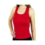 Tutku Kadın Geniş Askılı Renkli Atlet Elastan Pamuklu Fanila, Kırmızı, XL XL
