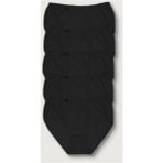 Tutku Kadın Gri 5'li Paket Likralı Bato Külot ELF568T0924CCM5 - Siyah - 4XL