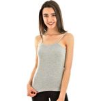 Tutku Kadın İp Askılı Atlet (XL, Gri)