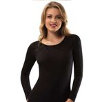 Tutku Kadın Kışlık Termal Sıcak Tutan İçlik Fanila Siyah - 2XL