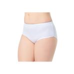 Tutku Kadın Ribana Bato Külot, 6'lı Set, Beyaz, XL Beden