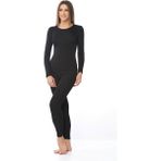 Tutku Kadın Siyah Termal Içlik Alt Üst Takım Termal Takım - 2XL