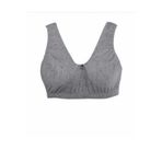 Tutku Kadın Spor Sütyeni, Yarım Atlet, 3'lü Paket, Gri, 120 Beden