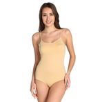 Tutku Kadın Ten 3'lü Paket İp Askılı Likralı Kancalı Çıtçıtlı Body Elf568T0148Ccm3, Ten Rengi, L