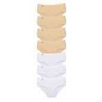 Tutku Kadın Yüksek Bel Bato Ince Lastik Külot, 7 Adet, Çok Renkli, 2XL