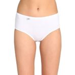 Tutku Kadın%100 Pamuklu Ribana Geniş Bel Bato Külot, 6'lı Paket, Beyaz, 2XL