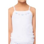Tutku Kız Çocuk 3 Lü Paket 165 Ip Askılı Atlet - 1 - 2 Yaş - Beyaz