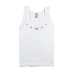 Tutku Kız Çocuk 3'lü Paket Ribana Atlet Elf568Tut01663, Beyaz, 8 Yaş