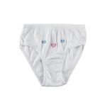 Tutku Kız Çocuk 6'lı Paket Külot, 3-4 Yaş, ELF568TUT08216, Beyaz, kız-çocuk