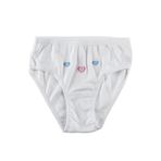 Tutku Kız Çocuk Beyaz Külot, 6'lı Paket, 9-10 Yaş