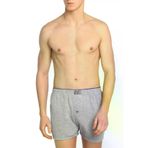 Tutku ÖZBYRK00020 Erkek Gri Penye Düğmeli 12`li Boxer L-3