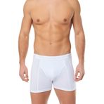 Tutku T114 Elastan Pamuklu 3'lü Beyaz Erkek Boxer