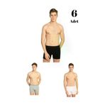 Tutku ttk114/6 6'lı Paket 0114 Likralı Pamuk Erkek Boxer - - Boxer - Karışık - Xl