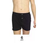 Tutku tutku-boxer-siyah Penye Düz Boxer 6 Adet Siyah