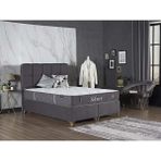 Tutku Yatak Silver Dinamik Yay Sistemli Yatak+Baza+Başlık Seti - 90 x 190 cm - Antrasit