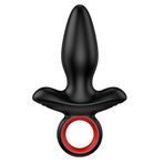 Tutma Aparatlı Güçlü Titreşimli Anal Plug 2 in 1 Çift Motorlu Perine Prostat Masaj Vibratörü Şarjlı Gizli Paket