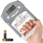 Tutma gücü test cihazı, el kavrama dinamometresi, elektronik el kavrama gücü test cihazı, kavrama güçlendirici, el egzersiz ölçer, dijital el kavrama antrenman ölçer, 99 kg, spor, okul, ofis ve ev