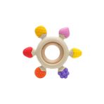 tutobaby Bebek Diş Kaşıyıcı Meyve Şekilli Halka Dümen (BEJ RENK DİŞLİK SİLİKON)