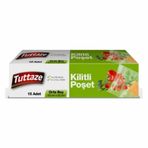 Tuttaze Orta Boy 15 Adet Kilitli Poşet