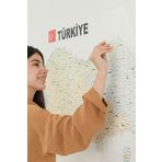 Tutturx Türkiye Haritası Il-İlçeler Haritası 70X150Cm