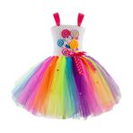 Tütü Etek Karnaval Tül Etek Çocuk Doğum Günü Elbiseleri Kolsuz Kız Çocuk Prenses Elbiseleri Parti Tutu Parti Cadılar Bayramı Karnaval Partisi için (Kürek, 4-5 Yıl)