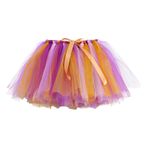 Tütü Etek Karnaval Tül Etek Parti Bale Etekleri Çocuk Kız Çocuk Prenses Dans Eteği Kostüm Parti Karnaval Etekler Kostüm Etekler Kostüm (Purple, 5-7 Yıl)