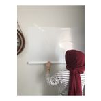 Tutunabilir Kağıt 2 Tane 60x100 Beyaz Statik Akıllı Kağıt Yazı Tahtası Duvar,cama, Tahtaya Uygulanır Yapışkansız