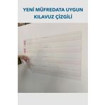 Tutunabilir Kağıt Kılavuz Çizgili Yazı Tahtası Statik Akıllı Kağıt Tahta 100×56 Cm Yeni Müfredata Uygun