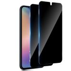 TUTUO Samsung Galaxy A54 5G için paravan koruma folyosu, kırılmaz cam için, 2 adet antispy zırhlı koruma camı, 9H sertlik, gözetleme önleyici gizlilik folyosu, çizilmez görüntü koruma folyosu, siyah