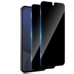 TUTUO Samsung Galaxy S24 FE 5G için paravan koruma folyosu, kırılmaz cam için, 2 adet antispy zırhlı koruma camı, 9H sertlikte gözetleme önleyici gizlilik folyosu, çizilmez koruyucu cam - siyah