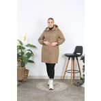 TUTveAL Collection Kapitone Mont, Kaban, Içi Kürklü Kapitone Mont ,büyük Beden Mont, Su Itici Mont, Vizon Rek