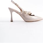 Tuuba Shoes Kadın Ince Topuklu Ayakkabı TUBA040Y24E - Ten Rugan