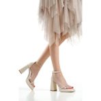 Tuuba Shoes Kadın Topuklu Sandalet TUBA003Y02D - Ten