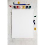 Tuval Boyama Seti, Boş Resim Tuvali ve Akrilik Boya Kiti, Hobi Sanat Resim Yapma Seti, Boya ve Fırça - 30x40 cm