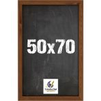 Tuvalcim Kırtasiye 50X70 cm Doğal Ahşap Çerçeve Duvara Monte Kara Tahta - Siyah