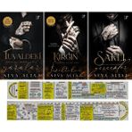 Tuvaldeki Yaralar - Kırgın Fısıltılar - Saklı Gerçekler - Neva Altaj - 3'lü Set + Matematik Öğreten Cetvel