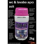 Tuvalet Açma Lavabo Aç 2kilo Tıkanık Açma Asit 2kg Yakıcı Sıvı Gider Açıcı İlaç