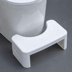 Tuvalet Basamak Taburesi, Tuvalet Yardım Adımları, Banyo Tuvalet Taburesi, Çocuk Tot Basamak Taburesi, Katlanabilir Tuvalet Taburesi, Tüm Tuvaletlere Uyar, Kolay Saklama için Kıvrımlar, Beyaz
