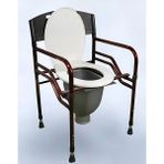 Tuvalet Yükseltici Katlanır Klozet - 6456 Ecorce Tube Marron - Polyester