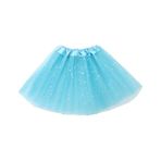 tuwiwol Güzel Kızlar Bale Etek - Garantili Renk Ve Dayanıklılık Glitter Dans Tutu Naylon Dans Tutu Etek Kız Için Etek, Mavi, 1