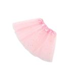 tuwiwol Güzel Kızlar Bale Etek - Garantili Renk Ve Dayanıklılık Glitter Dans Tutu Naylon Dans Tutu Etek Kız Için Etek, Pembe, 1