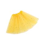 tuwiwol Güzel Kızlar Bale Etek - Garantili Renk Ve Dayanıklılık Glitter Dans Tutu Naylon Dans Tutu Etek Kız Için Etek, Sarı, 1