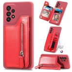Tuxiwei Gabb Phone 3 Pro Kılıfı ile Uyumlu Kart Yuvaları, PU Deri Kılıf Yumuşak TPU İç Kapak Kapaklı Fermuarlı Arka Cüzdan Kart Tutucu | Çift Düğmeli Manyetik Tokalı Stand | Manyetik Araba
