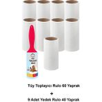 Tüy Toplayıcı Rulo 9 Adet Yedek Rulo Kedi Tüy Toplayıcı Köpek Tüy Toplayıcı