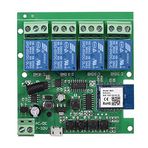 Tuya WiFi + BT 433Mhz Akıllı Uzaktan Kumanda Kablosuz Anahtar Evrensel Modül 4ch DC 5V Wifi Anahtar Zamanlayıcı Telefon APP Uzaktan Kumanda Desteği Alexa Google Akıllı Ev için Ses Kontrolü