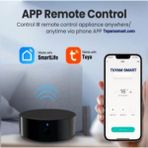Tuyam Smart Box Wifi Destekli Akıllı Kumanda 1 Adet Siyah Renkli IR Kontrol Cihazı Modeli ile Uzaktan Erişim