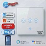 Tuyam Smart Tuya ONOFFSMART Akıllı Wifi Destekli Panjur Anahtarı Kablosuz Dokunmatik Tuşlu Uyumlu App